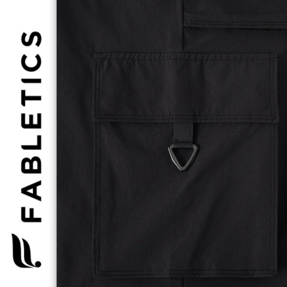 Fabletics NWT Heights Cargo Pant Utility Black Drop in Active Edit - Picture 8 of 9